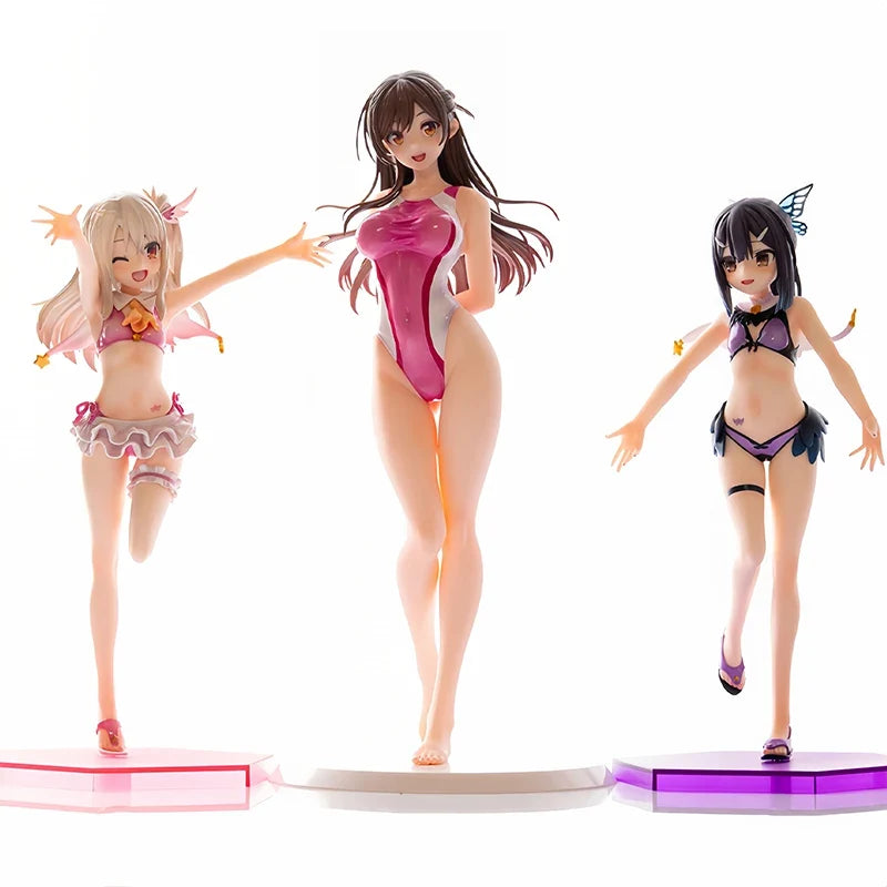 25cm Rent-A-Girlfriend Sexy Anime Figure Chizuru Mizuhara Swimwear Action Figure Chizuru Ichinose Figurine Model Doll Toys Gift