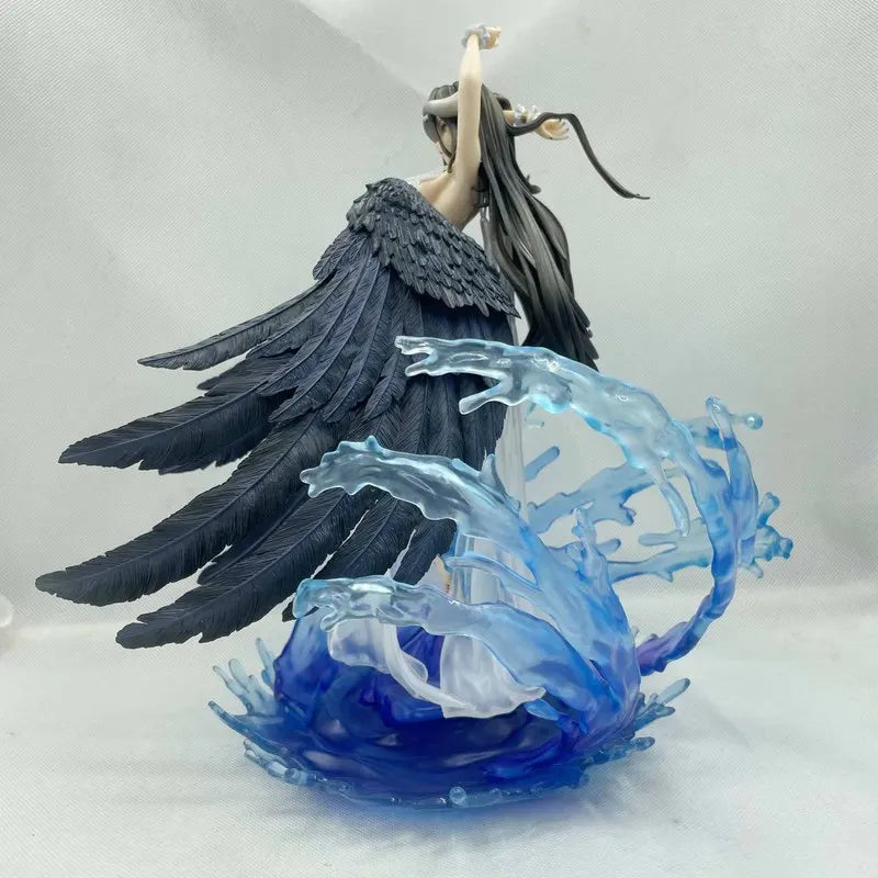 32cm Overlord Albedo In Swimsuit Anime Girl Figure Model Gk Large Statue Boys Collection Desktop Decoration Ornament Toys Gifts