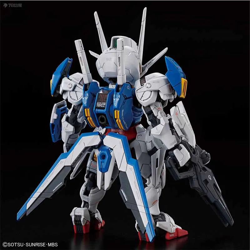 in stock Bandai Original MGSD XVX-016 GUNDAM AERIAL Anime Action Figure Assembly Model Toys Collectible Model Ornaments Gifts