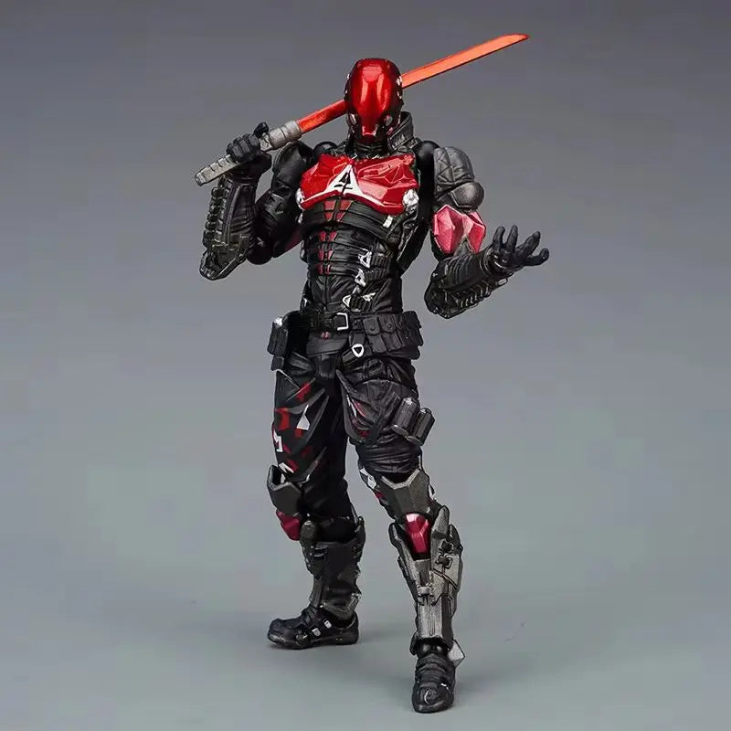 17cm Amazing Yamaguchi Arkham Knight Batman Red Hood Figuarts Game Action Figure Model Toy Collection Surprise Christmas Gift
