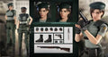 Rotator toys RT001 1/6 Collectible Toys Jill Special Police Force Movable Eyes Woman Soldier 12inch Action Figure Model Gifts