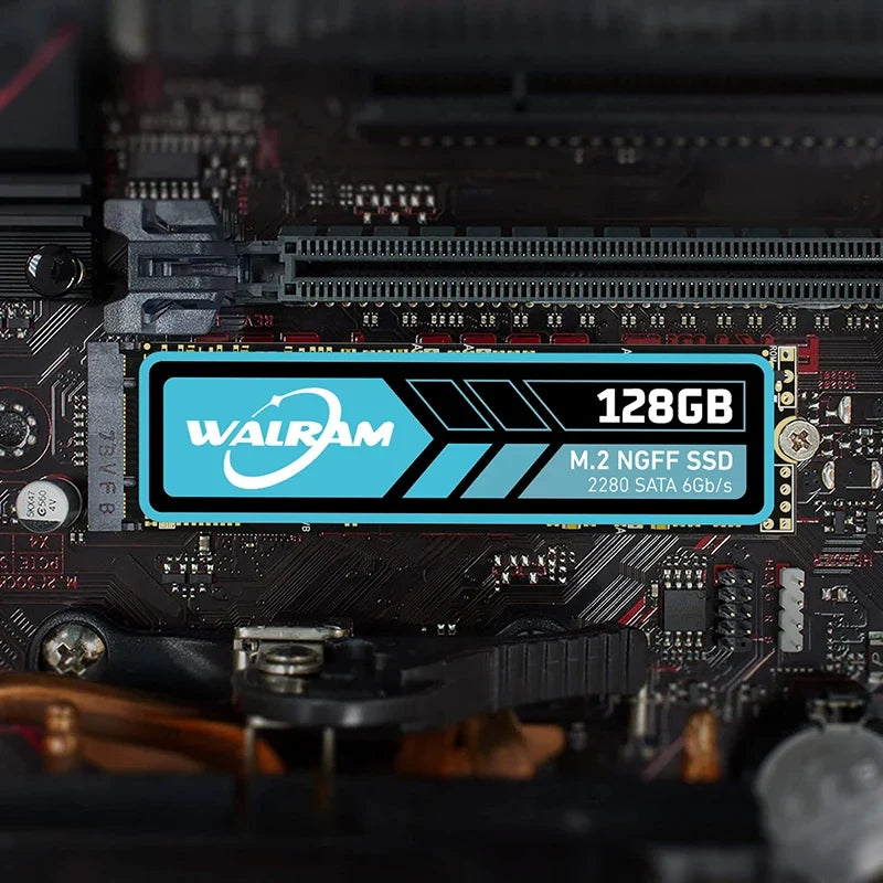 WALRAM M.2 NGFF SATA3 SSD 128GB 256GB 512GB 1TB Internal M.2 NGFF SSD 2280 Solid State Drives Hard Disk For Laptop Desktop