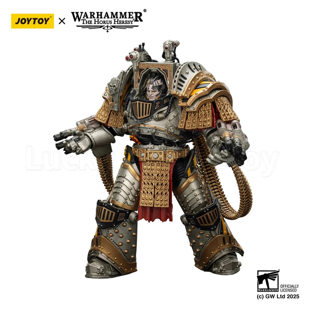 【Original 】JOYTOY Warhammer "The Horus Heresy" Iron Warriors Perturabo, Primarch of The LVth Legion 1/18 model toys