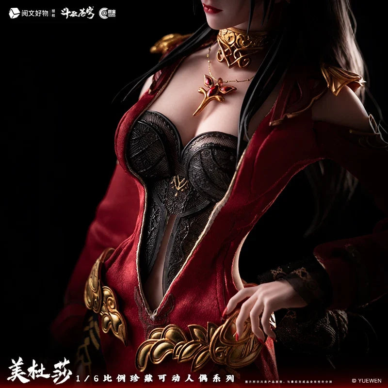 28cm Genuine Cosmic Creations Battle Through The Heavens Medusa 1/6 Scale Action Figure Female Soldier Collection Model Toy Gift