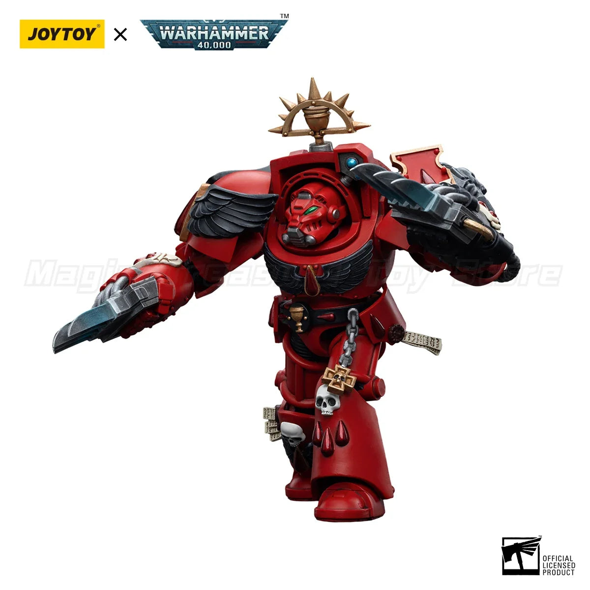 【In Stock】JOYTOY 1/18 Action Figure Warhammer 40K Blood Angels Assault Terminators Brother Tyborel Model Toy