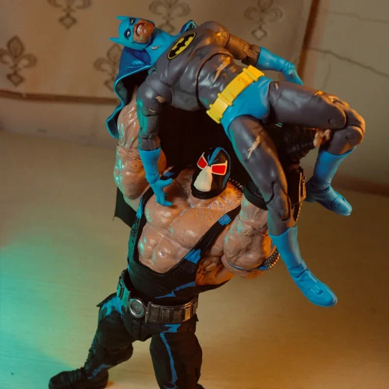 In Stock DC Multiverse Batman VS Bane Action Figure Anime Batman: Knightfalls Movable Figurine Collection Model Toys Gifts
