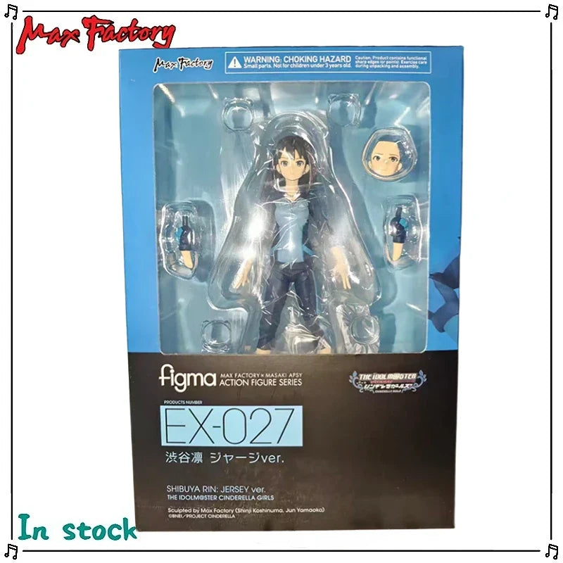 Original Max Factory Figma##EX-27 THE IDOLM@STER Cinderella Girls Shibuya Rin Anime Figure Model Toy Gift Collection