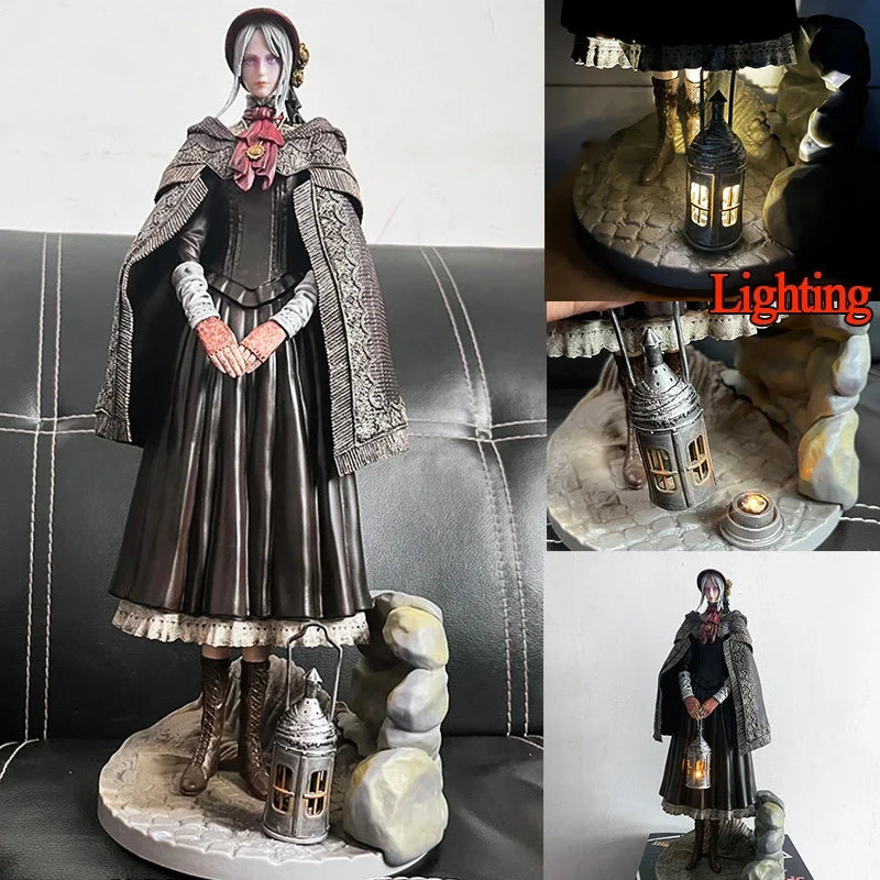 Anime Bloodborne Figure Figma 536 Lady Maria of the Astral Clocktower Action Figure 36CM With LED Model Doll Toys Birthday Gifts
