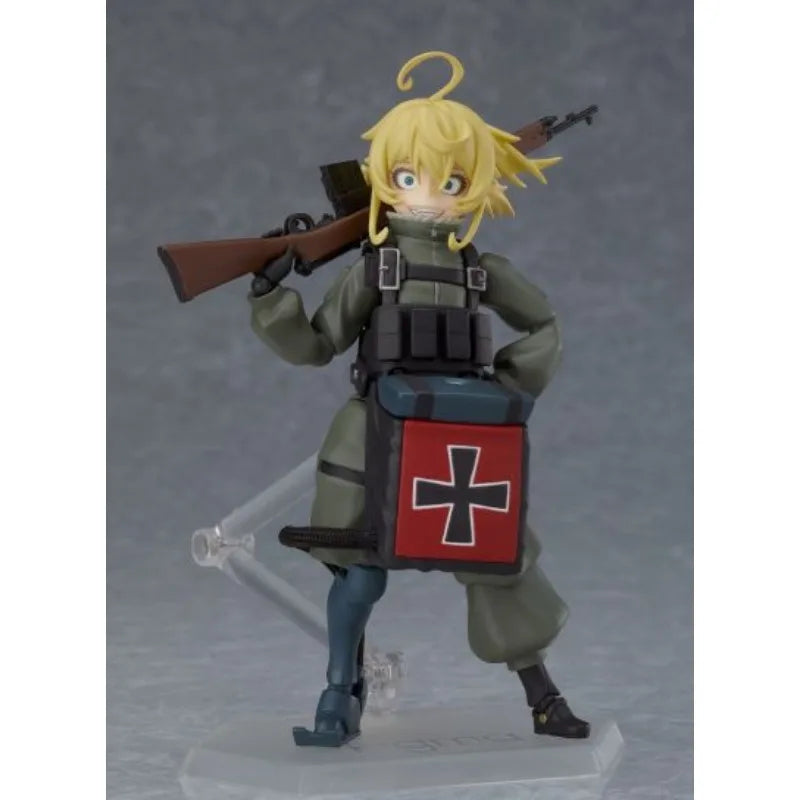 Max Factory Figma #439 Tanya Degurechaff - 130mm Movable Doll, PVC/ABS Material, All-Ages Action Figurine for Anime Collectors