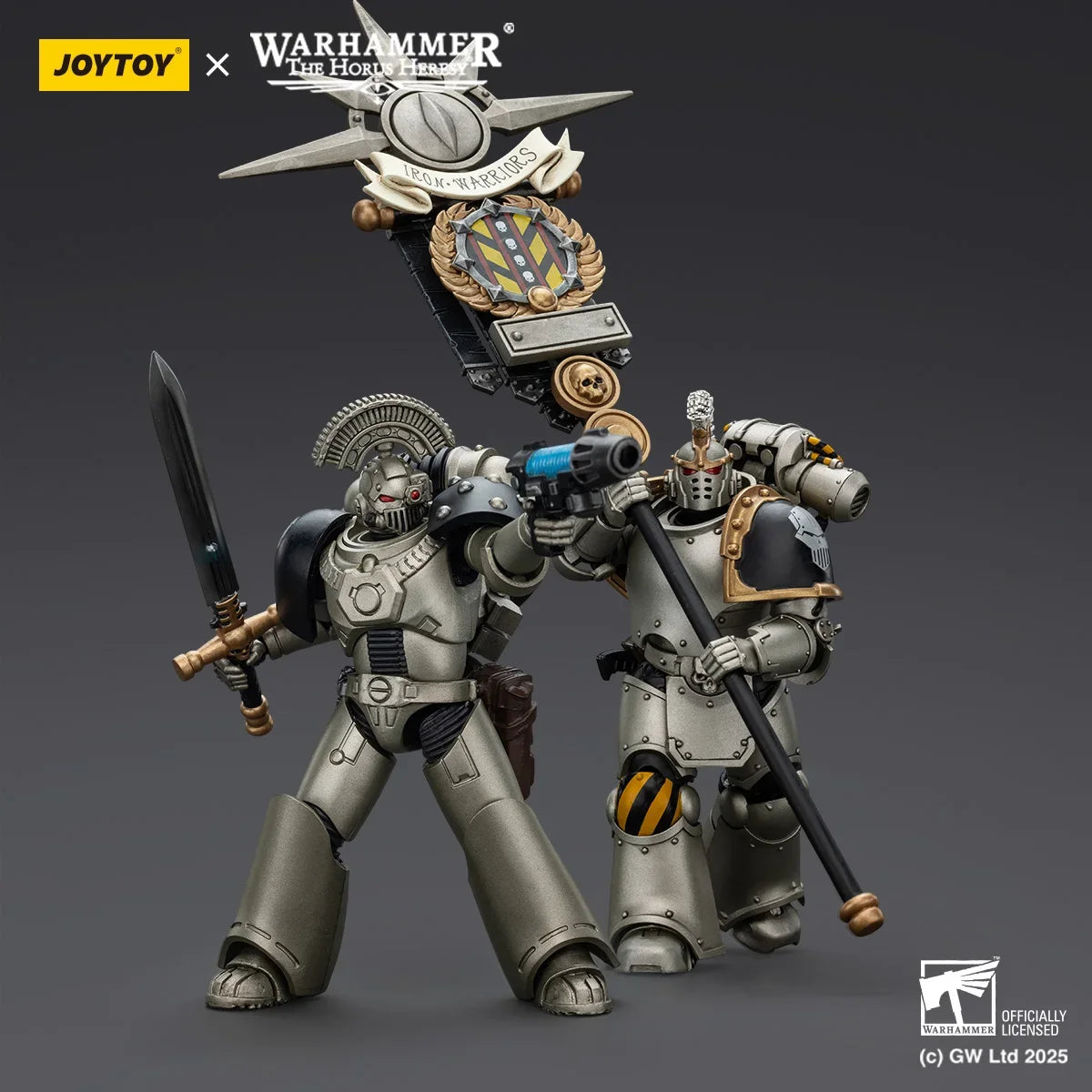 【Pre Sale】Original JOYTOY 1/18 Action Figure Warhammer The Horus Heresy Iron Warriors Ornament Collection