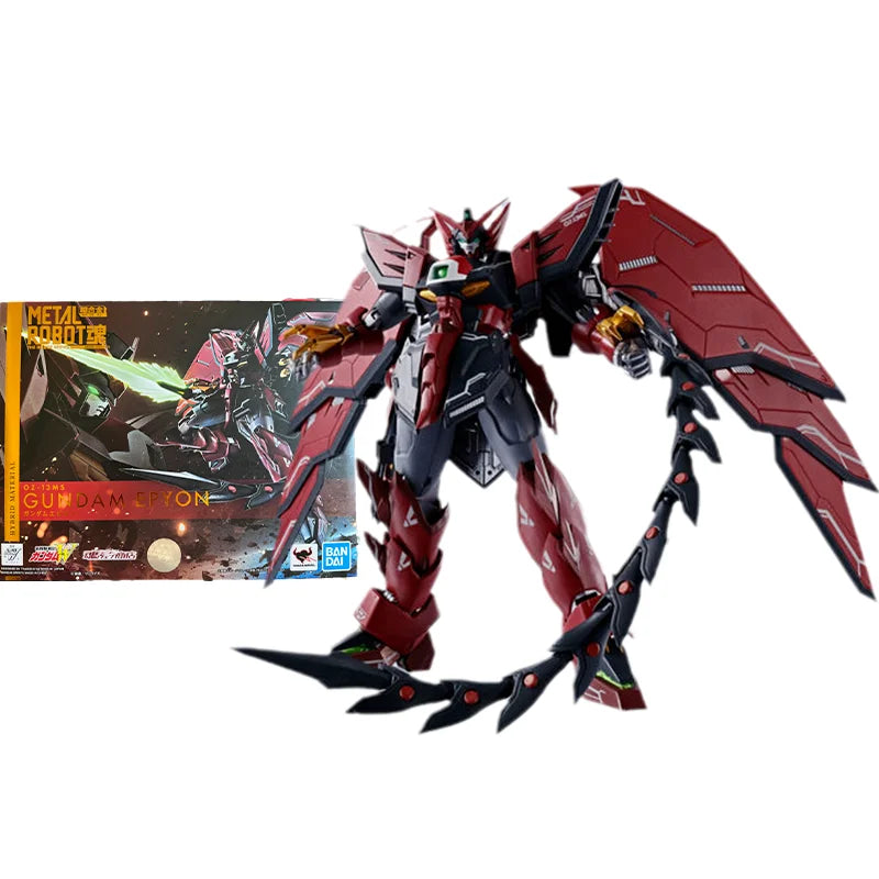 Bandai Original Gundam Model Kit Anime Figure THE ROBOT SPIRITS OZ-13MS GUNDAM EPYON Action Figures Toys Gifts for Children