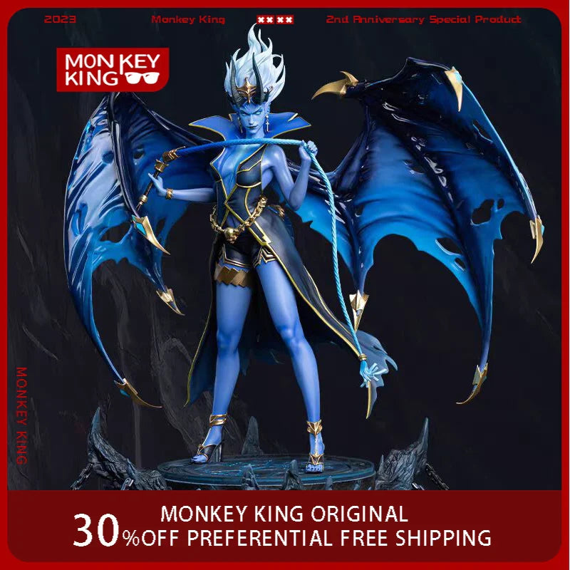 1/7 DOTA2 Queen of Pain Figur Der neue Dämonenkönig Leuchtender Sockel Limitierte Sammlermodell Halloween Geschenke Kinderspielzeug