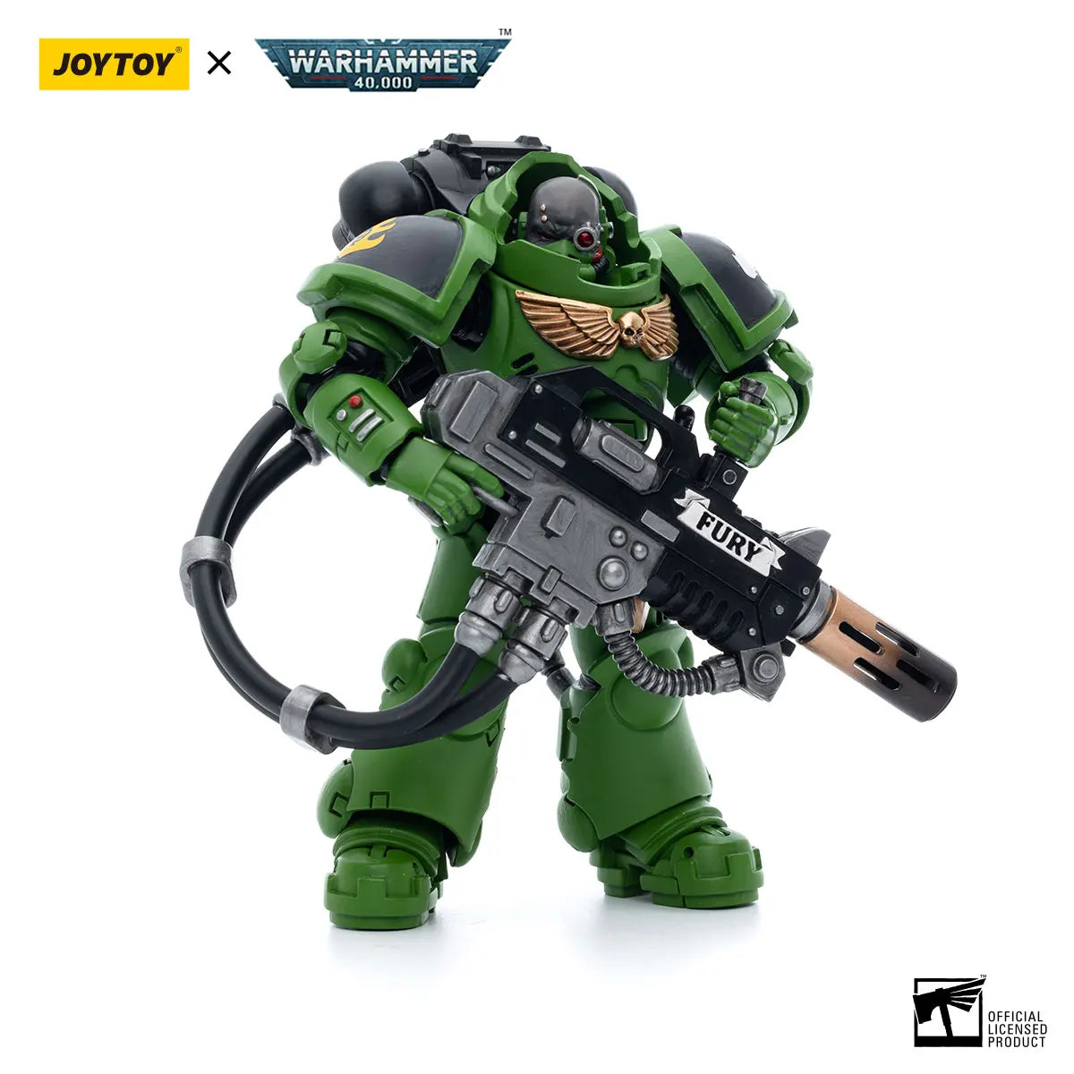 【Auf Lager】JOYTOY Warhammer 40K 1/18 Actionfigur Salamanders Eradicators Sergeant Bragar Figuren Spielzeug Geschenke