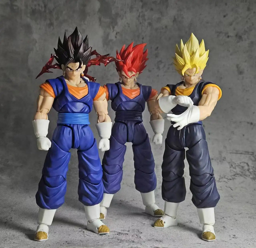 OC Toys Dragon Ball SHF Super Saiyan SSJ Veggetoo Son Goku Vegito 3.0 Figure Body Anime Action Figures Models Gifts Toys