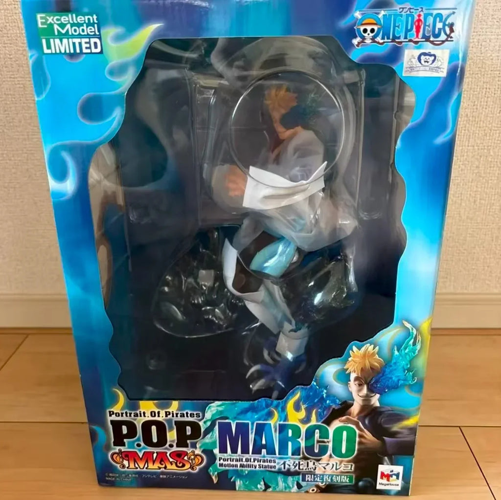 Original MegaHouse Portrait.Of.Pirates ONE PIECE “MAS” Immortal Bird Marco【Limited Replica Version】Anime Characters Model