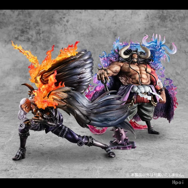 Megahouse Original Portrait.Of.One Piece WA-MAXIMUM Series Ocado\Flame Disaster Ashes\Nikalufei Anime Not Movable Figure Statue