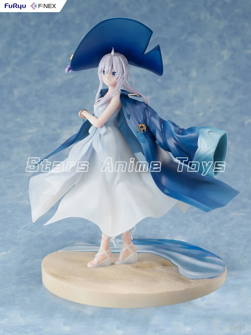 Original F:NEX THE JOURNRY OF ELAINA Elaina Summer White Skirt 1/7 PVC Animation Figures Ornaments Collection Toys