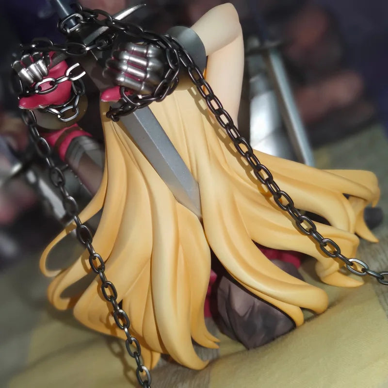 Defeated Female Knight Valerie Figure Anime Action Character Peripheral Girl Model Japanese Manga Toy Collection Ornament Gift