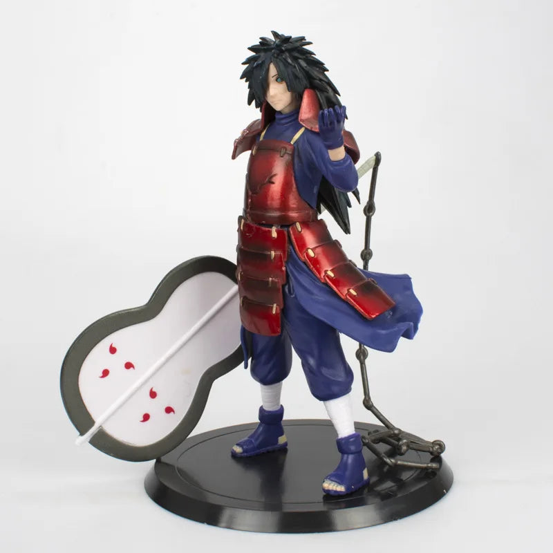 18cm Shippuden Uchiha Madara Actions Figures Face Change PVC Statue Model Japan Anime Gifts Figures Colection Toys