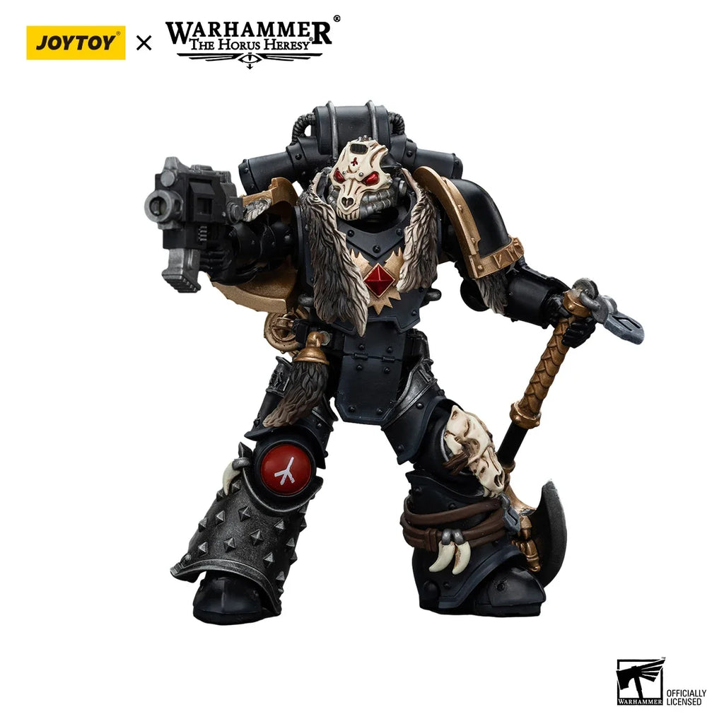 [IN STOCK]JOYTOY Warhammer 30K The Horus Heresy 1/18 Action Figure Space Wolves Leman Russ Deathsworn Pack Anime Model Toys Gift