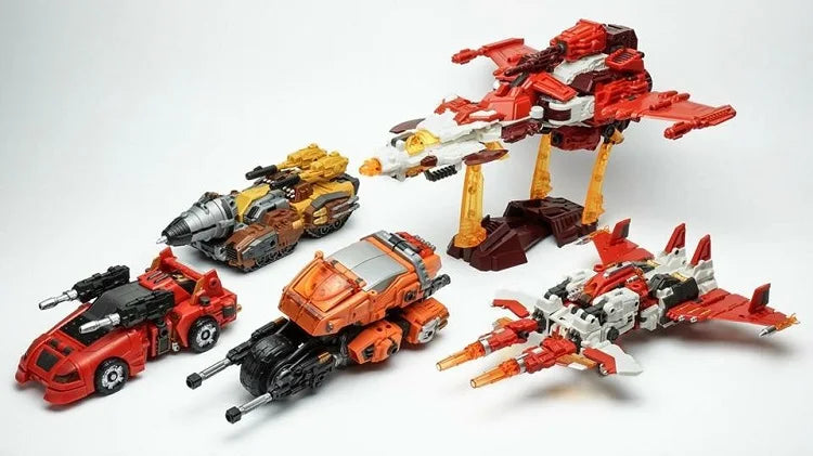 Transformation WarBotron Computron 5 In 1 Action Figure Classic WB Computron Boy Fit Combination Deformation Toy