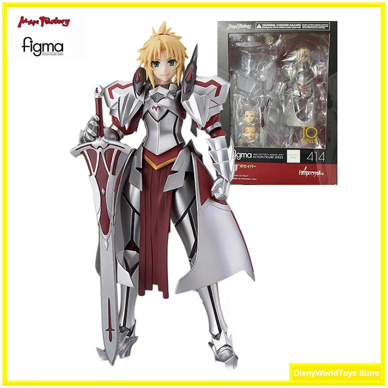 100% Original Figma 414 Fate/Apocrypha Saber Of Red In Stock Anime Action Collection Figures Model Toys