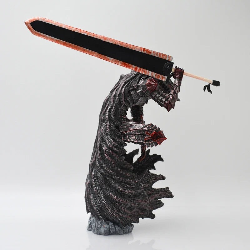 25cm Berserk Guts L Anime Figure Guts Berserker Armor Action Figure Berserk Black Swordsman Figurine Collectible Model Doll Toys
