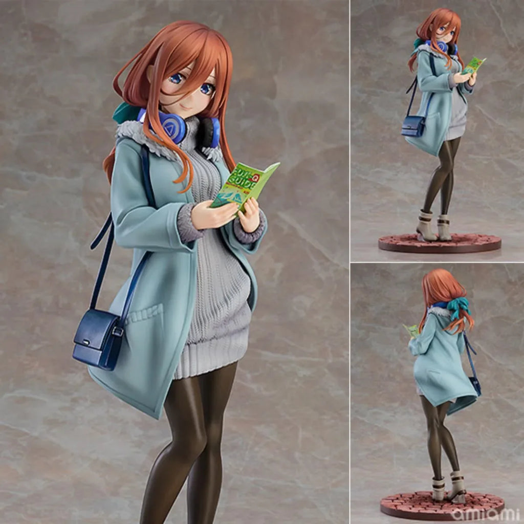 26cm The Quintessential Quintuplets Anime Girl Figure Miku Nakano Action Figure Ichika/Nino Nakano Figurine Model Doll Toys Gift