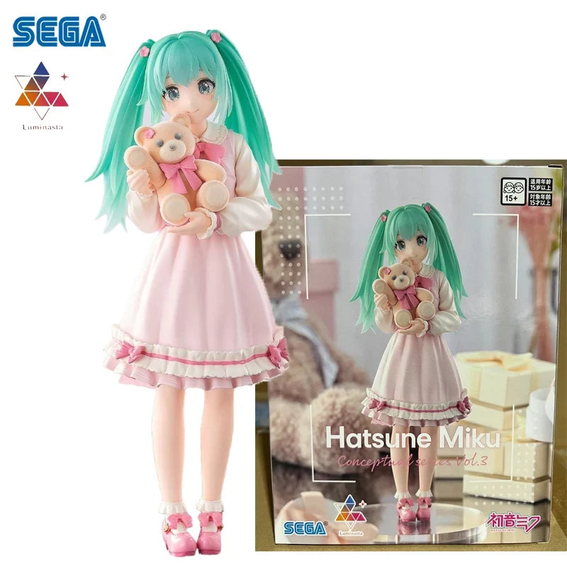 In Stock SEGA Luminasta Hatsune Miku Conceptual Series Vol.3 PVC 18CM Anime Action Figures Model Collection Toy