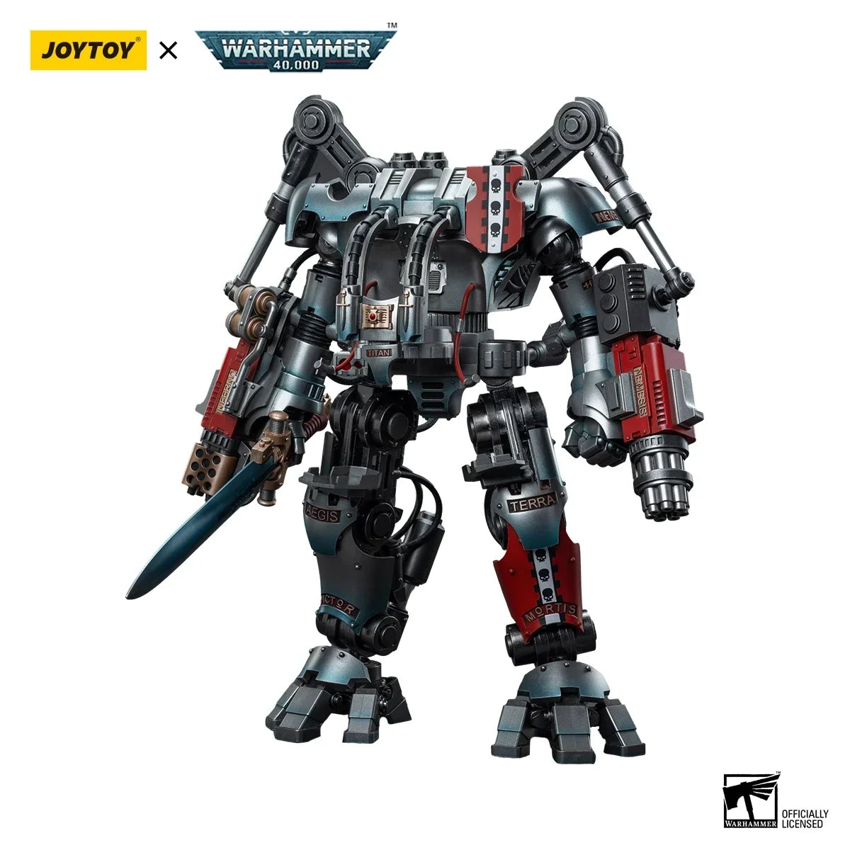 JOYTOY Warhammer 40k 1/18 Action Figures Mecha Grey Knights Nemesis Dreadknight
