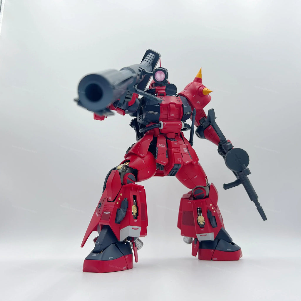 ZG-01 1/60 30CM MS-06R-2 ZakuII Red Blitz Assembly Model Kits Alloy skeleton Finished product Action Figure Robot Plastic Model
