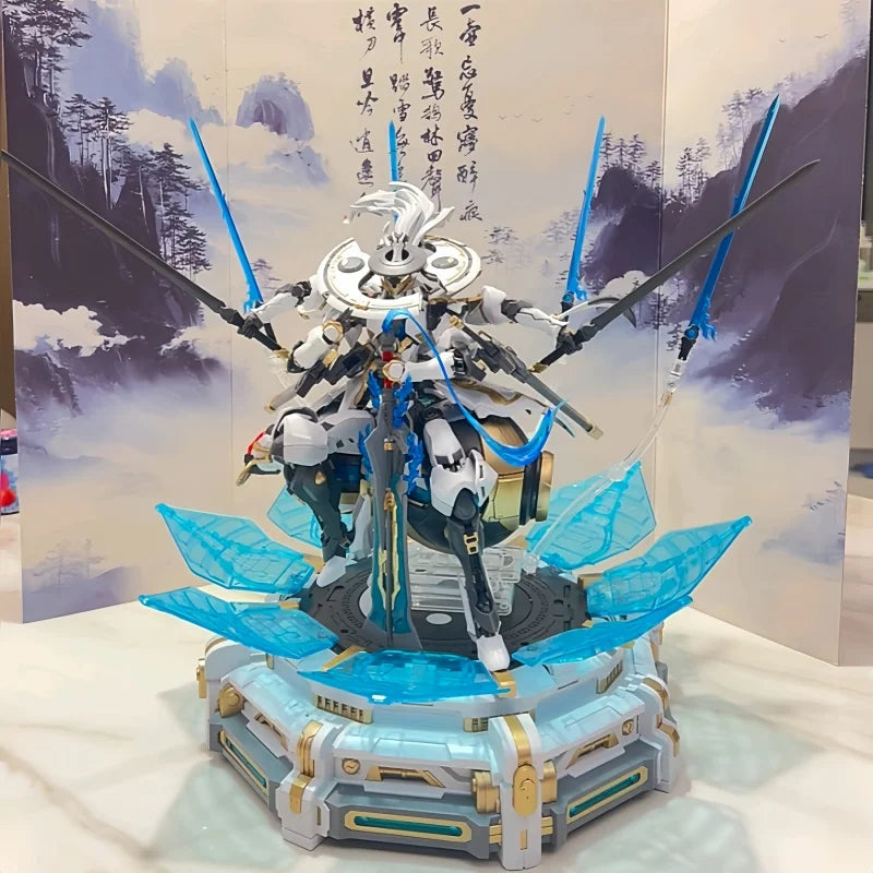 New Original 22cm Sunday Hobby Mingjiang Biography Xiaoyaozi 1:100 Action Figure Alloy Skeleton Mecha Model Collection Toy