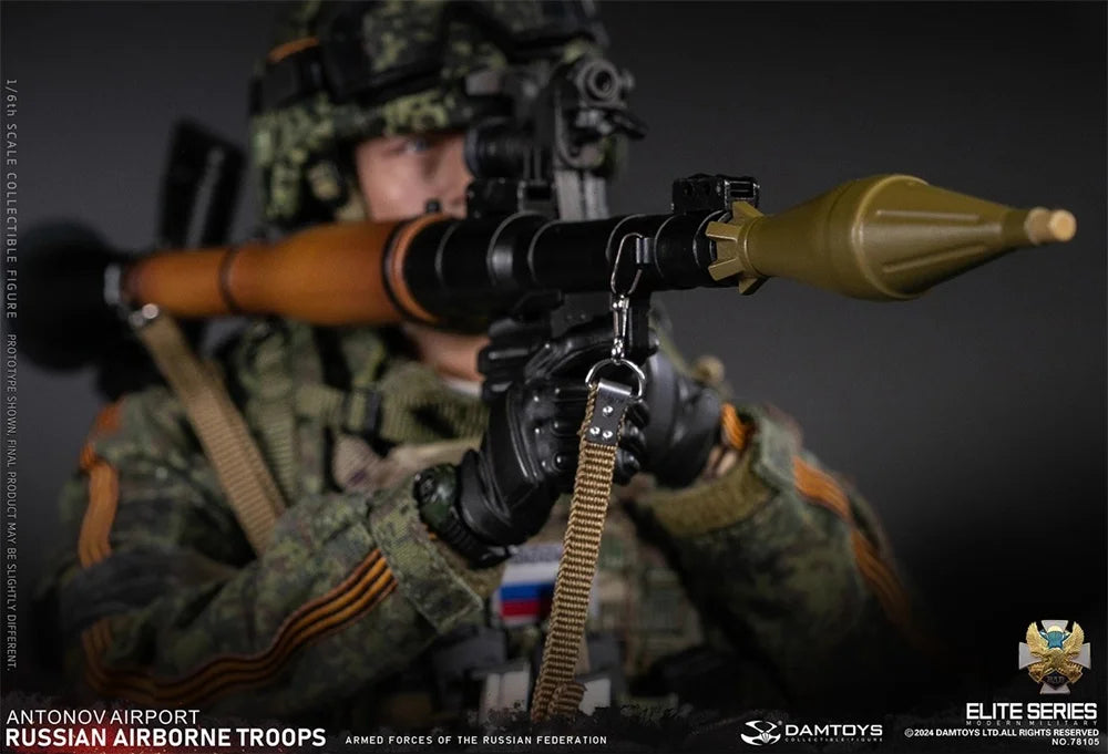 Auf Lager 1/6 DAMTOYS Die russische Actionfigur Soldat Puppe Flughafen Komplettes Set Beweglich Ca. 30cm Geschenk für Fans Sammeln DAM 78105