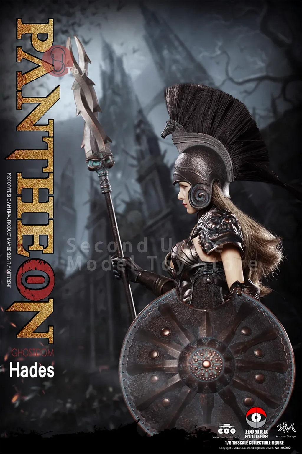 COOMODEL HS001 HS002 1/6 The Goddess Wisdom Athena Ghostdom Hades Platform Bracket Full Set Action Figure Collectible Toys