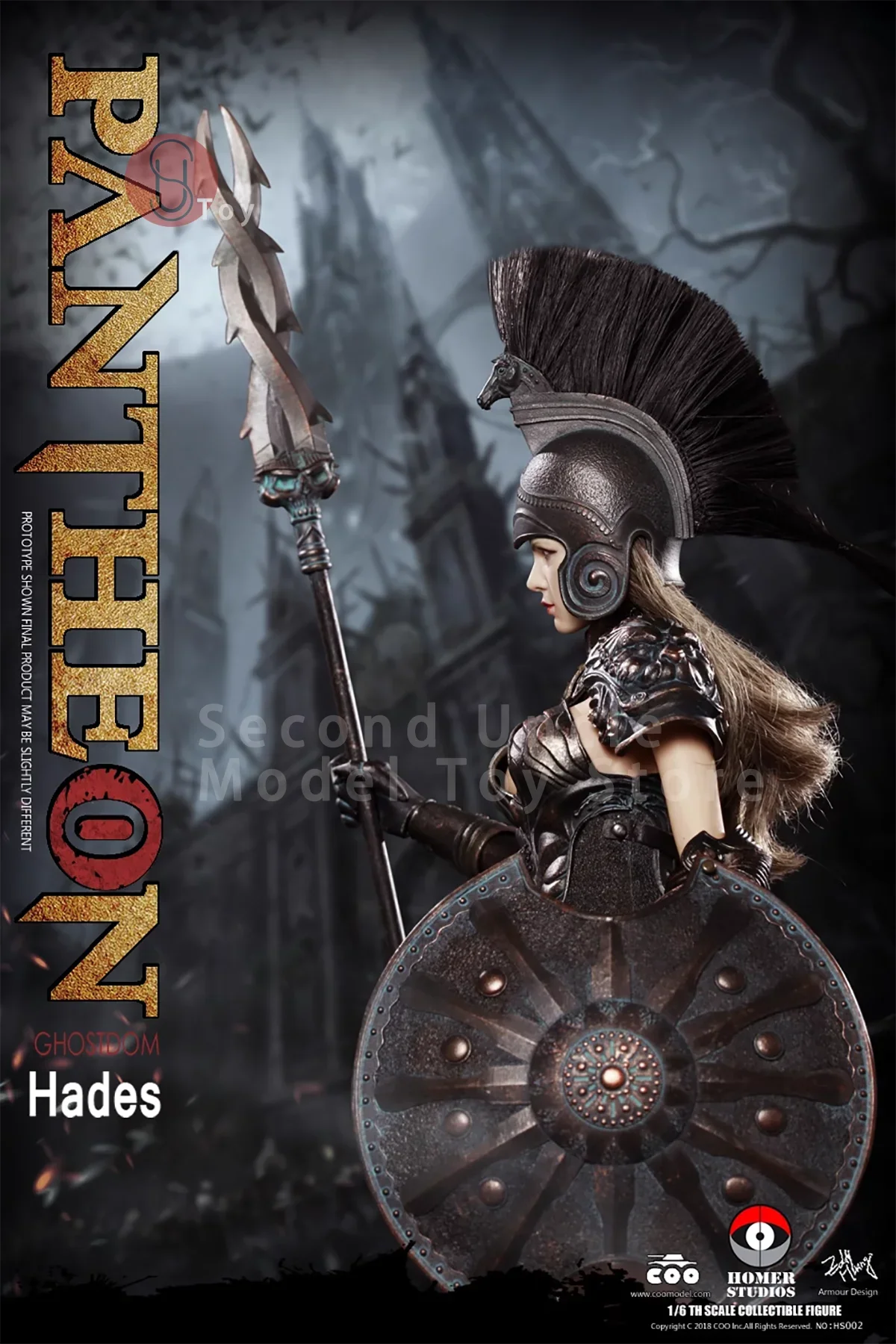 COOMODEL HS001 HS002 1/6 The Goddess Wisdom Athena Ghostdom Hades Platform Bracket Full Set Action Figure Collectible Toys