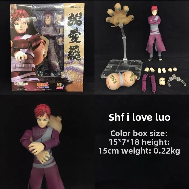 SHF Naruto Movable Naruto Sasuke Kakashi Uchiha Itachi Handmade Model Toy Doll naruto figure joytoy 1 18