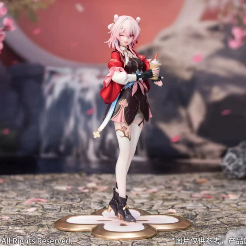 Original Myethos Gift March 7th 20cm 1/8  Honkai:Star Rai  Game Action Anime Figure Model Kawaii Ornament Statue Xmas Gifts