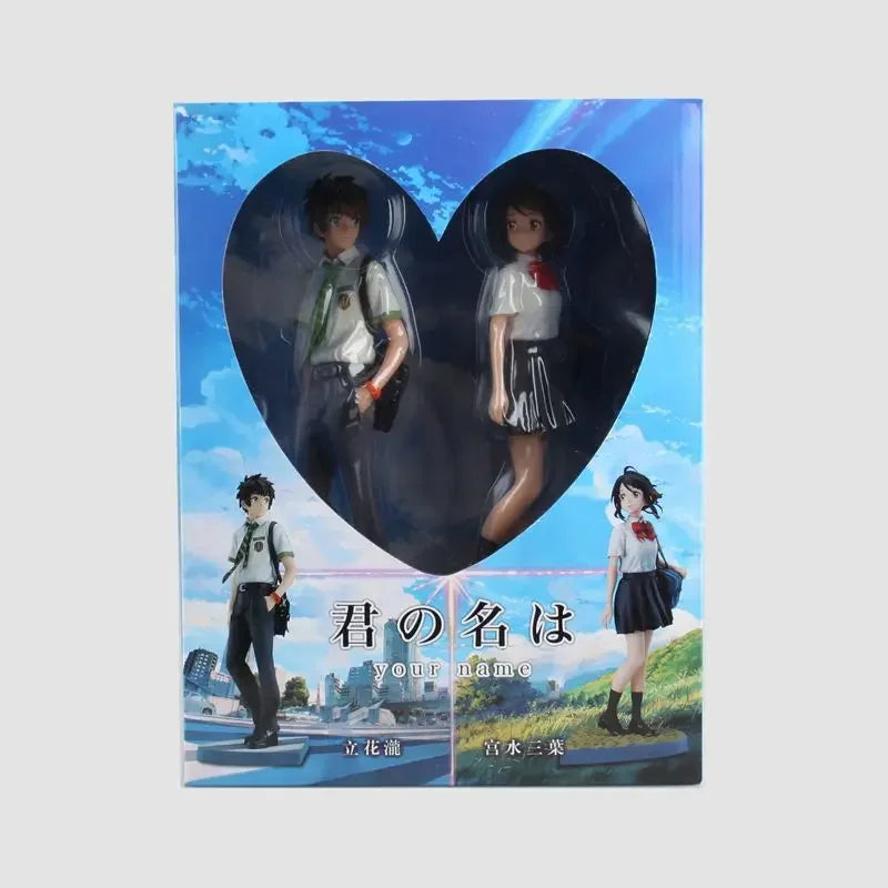22cm Your Name Anime Figure Tachibana Taki/Miyamizu Mitsuha Action Figure Hodaka Morishima/Hina Amano Figurine Model Doll Toys