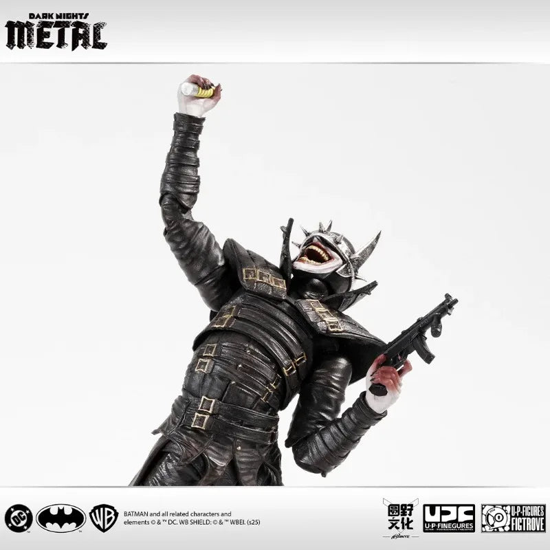 U-P-Finegures Batman Dark Nights: Metal The Batman Who Laughs DCC Model Action Figure Trendy Toys Doll Gift Hobby Collectible