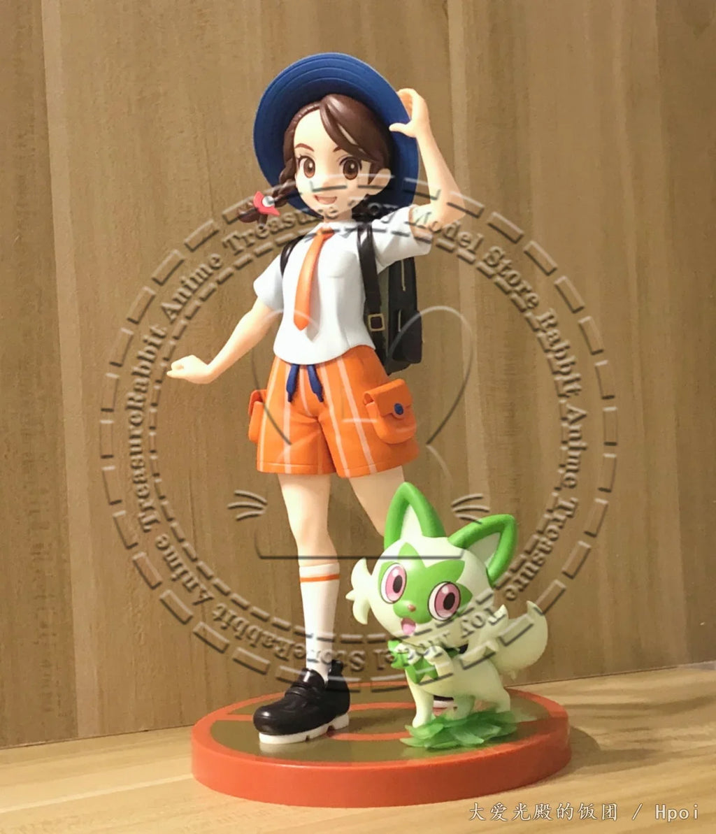 In Stock Original Genuine Kotobukiya ARTFX J Pokemon Violet Aoi with Nyaoha Scale Figure Collectible