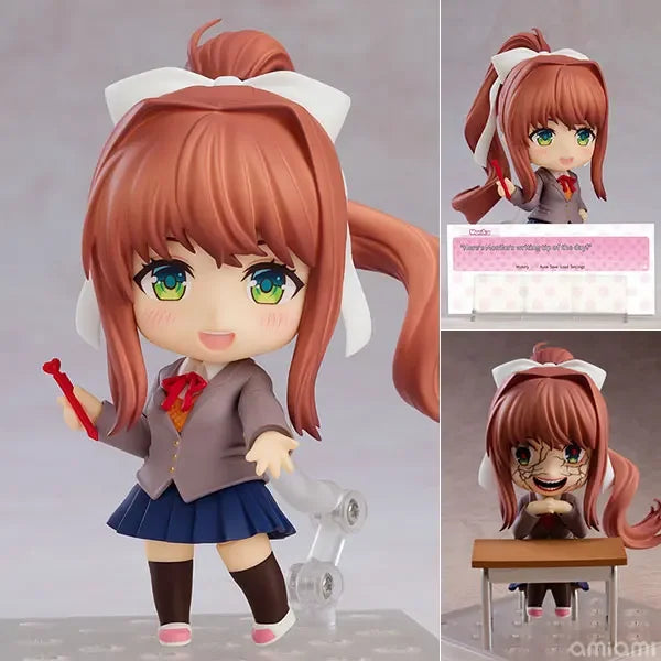 Monika White Dress Anime Girl Figure Pop Up Parade Literature Club! Sayori Action Figure Natsuki/Yuri Figurine Model Doll Toys