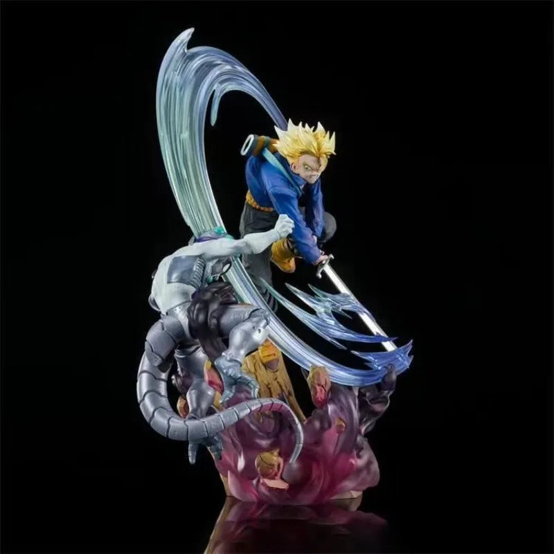 In Stock Bandai Original Figuarts ZERO The Second Super Saiyan Anime Dragon Ball Z Trunks Frieza Action Figure Model Toy Tou DT