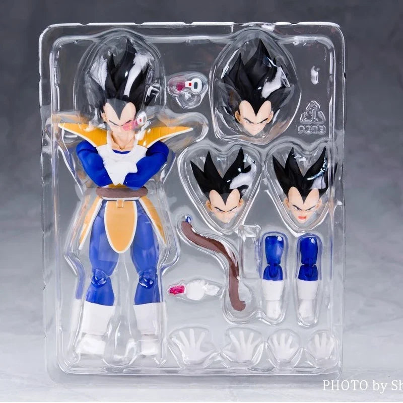 Fast Shipping Bandai Anime Dragon Ball SHF VEGETA 2.0 Original Model Toys Action Figure Collectible Ornaments Children Gift