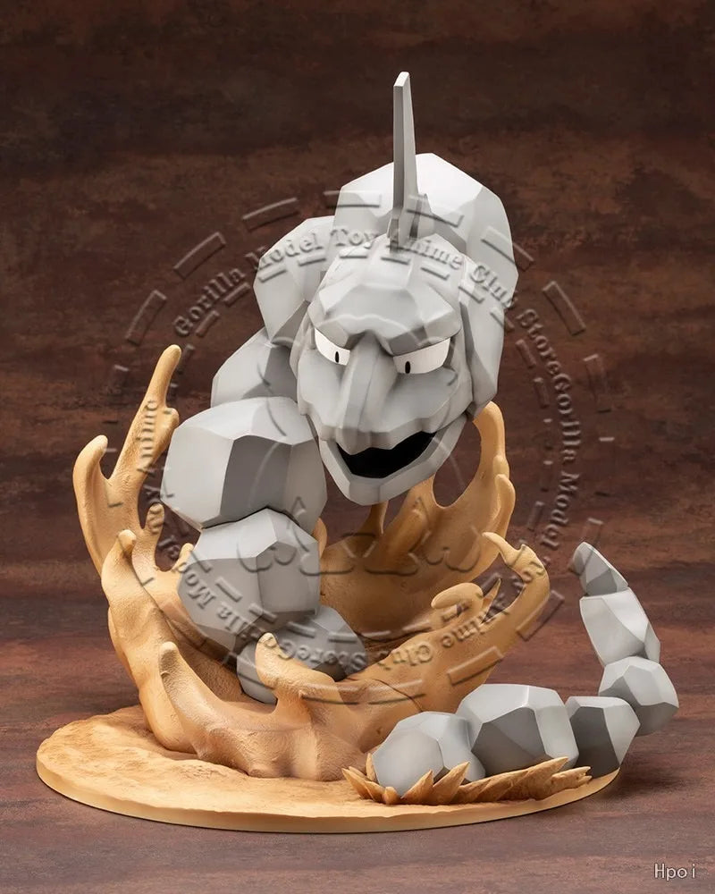 In Stock Original Genuine KOTOBUKIYA ARTFX J Pokémon Pikachu & Onix Statue 285mm Large Scale Figure Anime Collectible Model Gift
