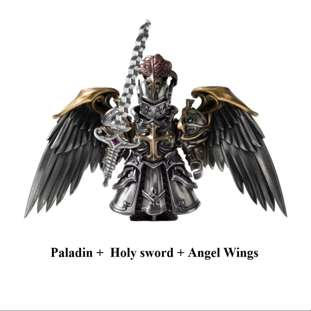 Paladin Crusaders Magnetic Detachable Metal Desktop Figurine Small Gifts Souvenirs Collectible Crusader Knight for Office Decor