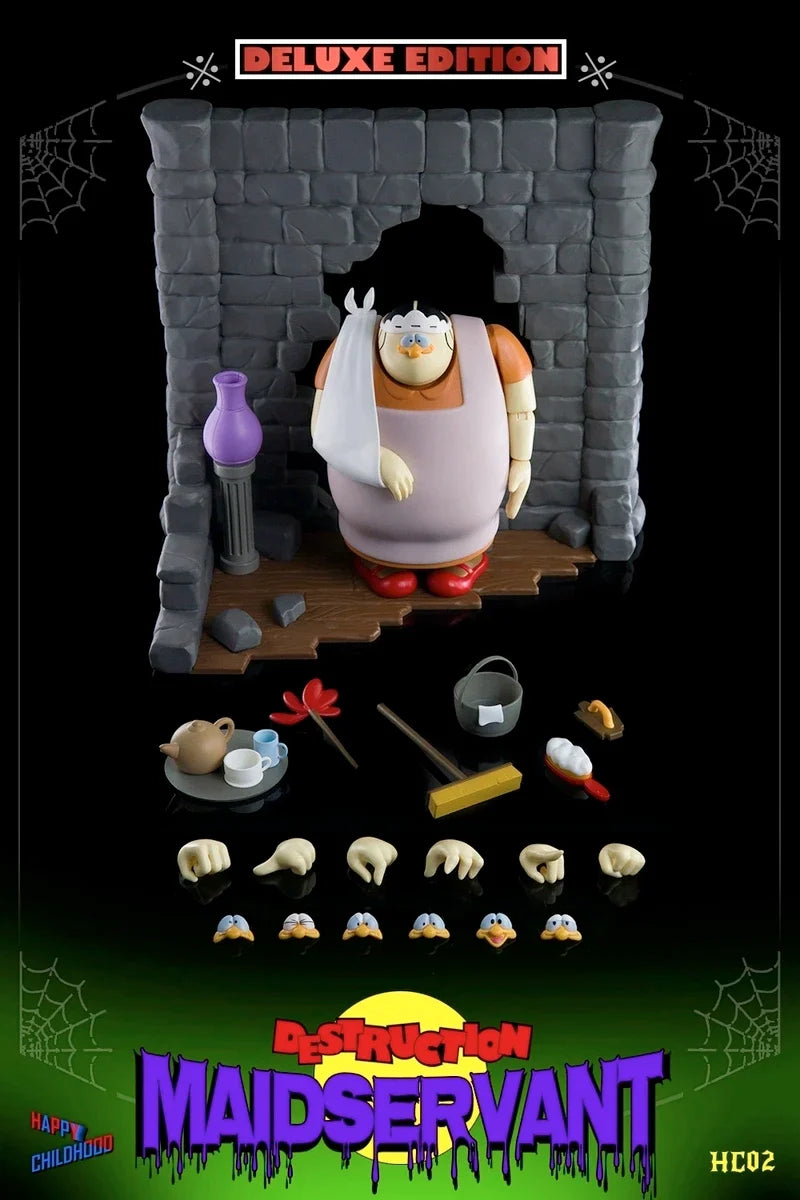 【Original】HAPPY CHILDHOOD HC02 Nanny Wrecking Maid Action Figures Collectibles Models Classic Anime Toys