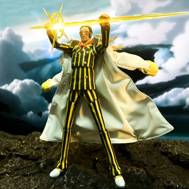 One Piece Shf Borsalino Admiral Cloak - 1/12 Scale Iron Wire Built-In Cosplay Accessory For Action Figure Gift