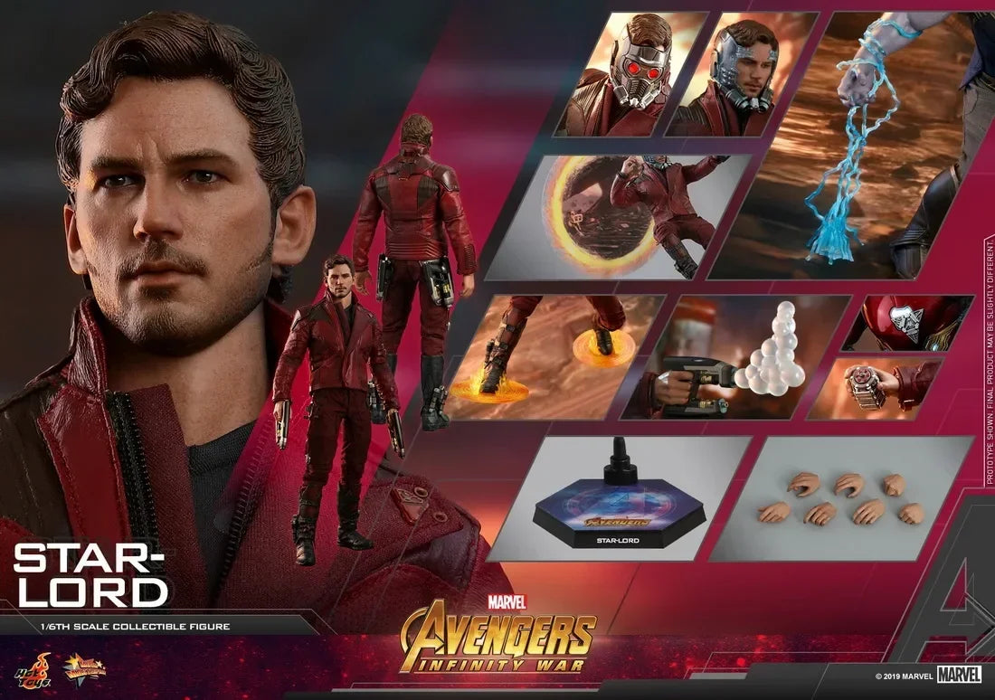 In Stock Genuine HOTTOYS HT MMS539 Marvel Avengers 3 Star Lord 3.0 Action Figure Model Toys