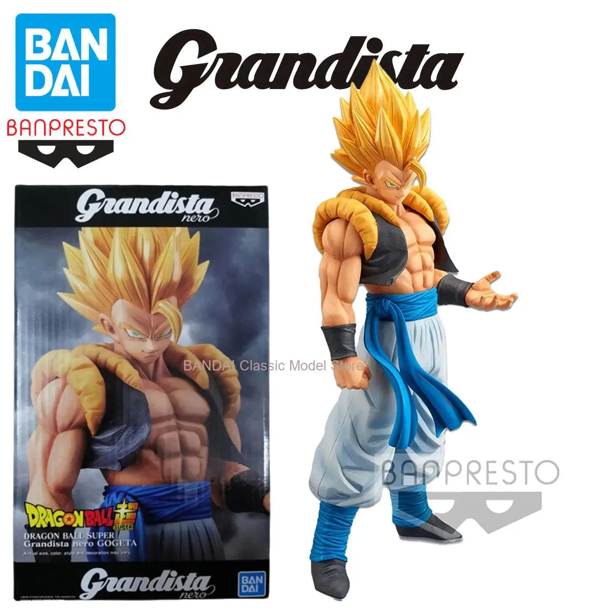 100% Original Echtes Banpresto Dragon Ball Z Grandista Nero 28cm Gogeta Actionfigur Modell Spielzeug Figurines Brinquedos