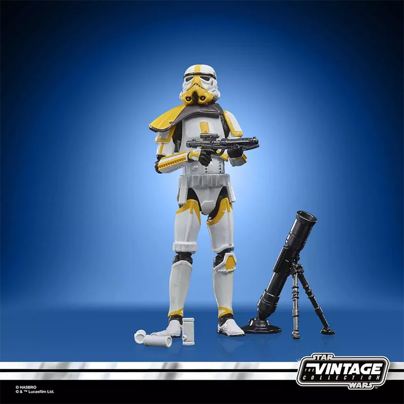 Original Hasbro Star Wars The Vintage Collection Artillery Stormtrooper The Mandalorian In Stock Anime Action Collection Figures